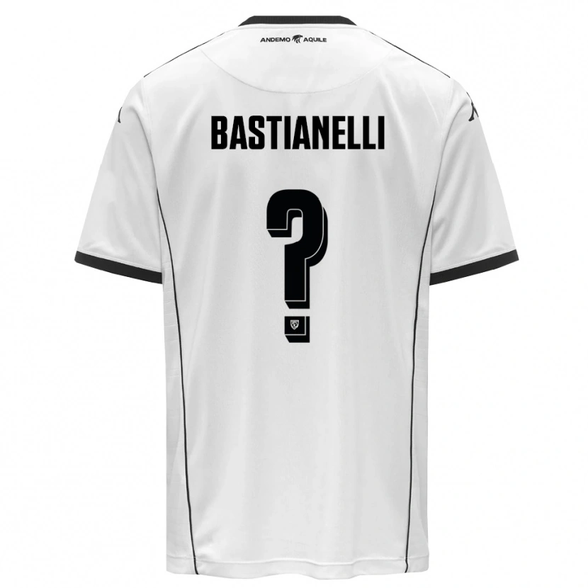 Danxen Kinder Flavio Bastianelli #0 Weiß Schwarz Heimtrikot Trikot 2025/26 T-Shirt Österreich