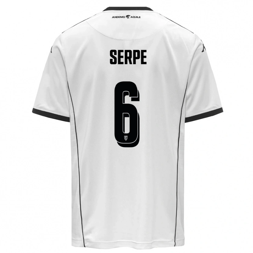 Danxen Kinder Laurens Serpe #6 Weiß Schwarz Heimtrikot Trikot 2025/26 T-Shirt Österreich