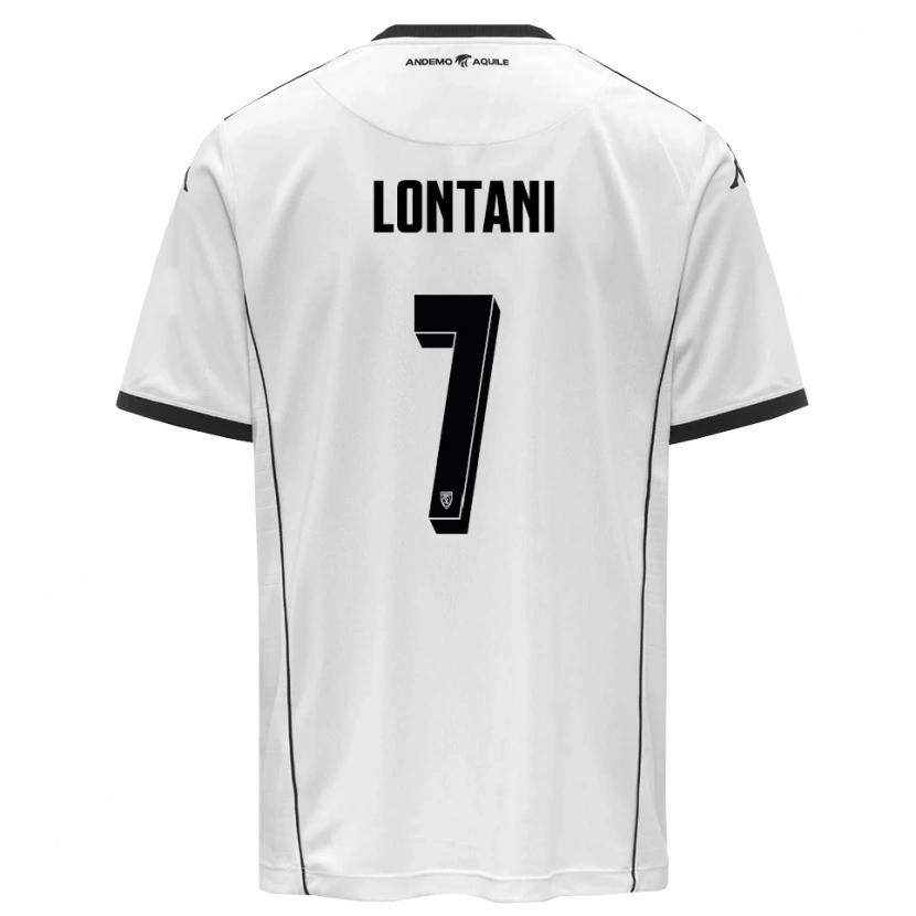 Danxen Kinder Matteo Lontani #7 Weiß Schwarz Heimtrikot Trikot 2025/26 T-Shirt Österreich