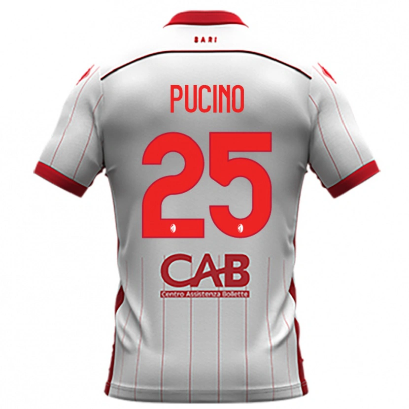 Danxen Kinder Raffaele Pucino #25 Weiß Rot Heimtrikot Trikot 2025/26 T-Shirt Österreich