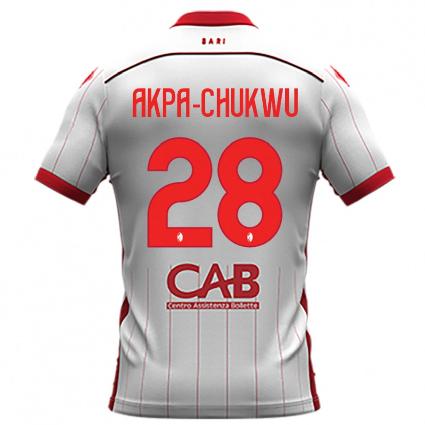 Danxen Kinder Hemsley Akpa-Chukwu #28 Weiß Rot Heimtrikot Trikot 2025/26 T-Shirt Österreich