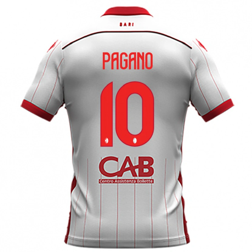 Danxen Kinder Riccardo Pagano #10 Weiß Rot Heimtrikot Trikot 2025/26 T-Shirt Österreich