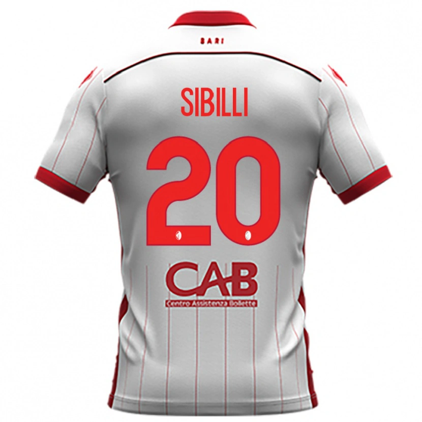 Danxen Kinder Giuseppe Sibilli #20 Weiß Rot Heimtrikot Trikot 2025/26 T-Shirt Österreich