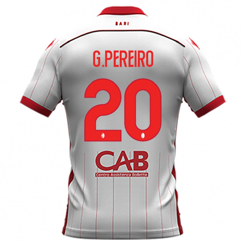 Danxen Kinder Gastón Pereiro #20 Weiß Rot Heimtrikot Trikot 2025/26 T-Shirt Österreich