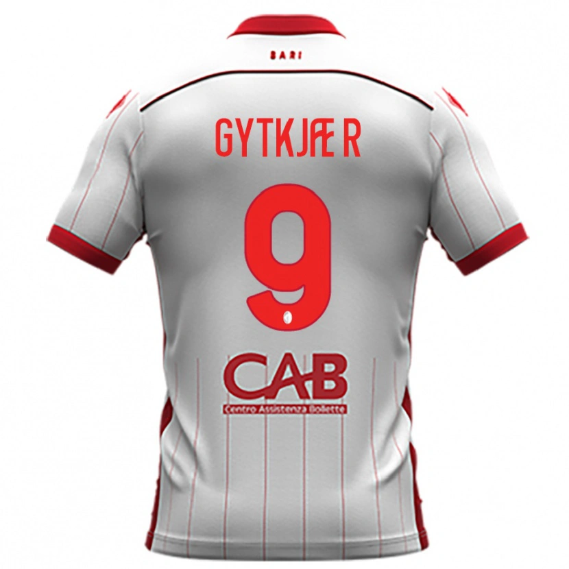 Danxen Kinder Christian Gytkjær #9 Weiß Rot Heimtrikot Trikot 2025/26 T-Shirt Österreich