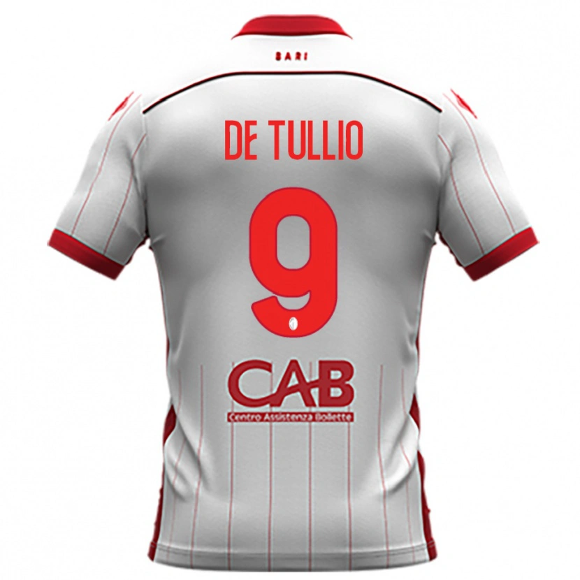 Danxen Kinder Domenico De Tullio #9 Weiß Rot Heimtrikot Trikot 2025/26 T-Shirt Österreich