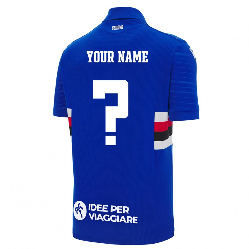 Danxen Kinder Ihren Namen #0 Blau Weiß Heimtrikot Trikot 2025/26 T-Shirt Österreich