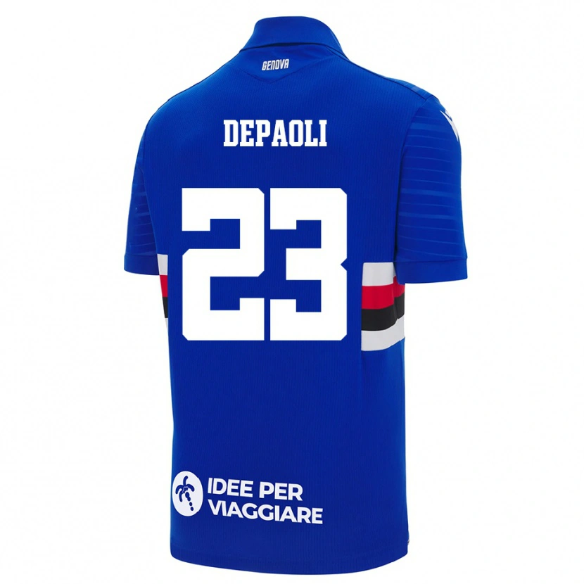 Danxen Kinder Fabio Depaoli #23 Blau Weiß Heimtrikot Trikot 2025/26 T-Shirt Österreich