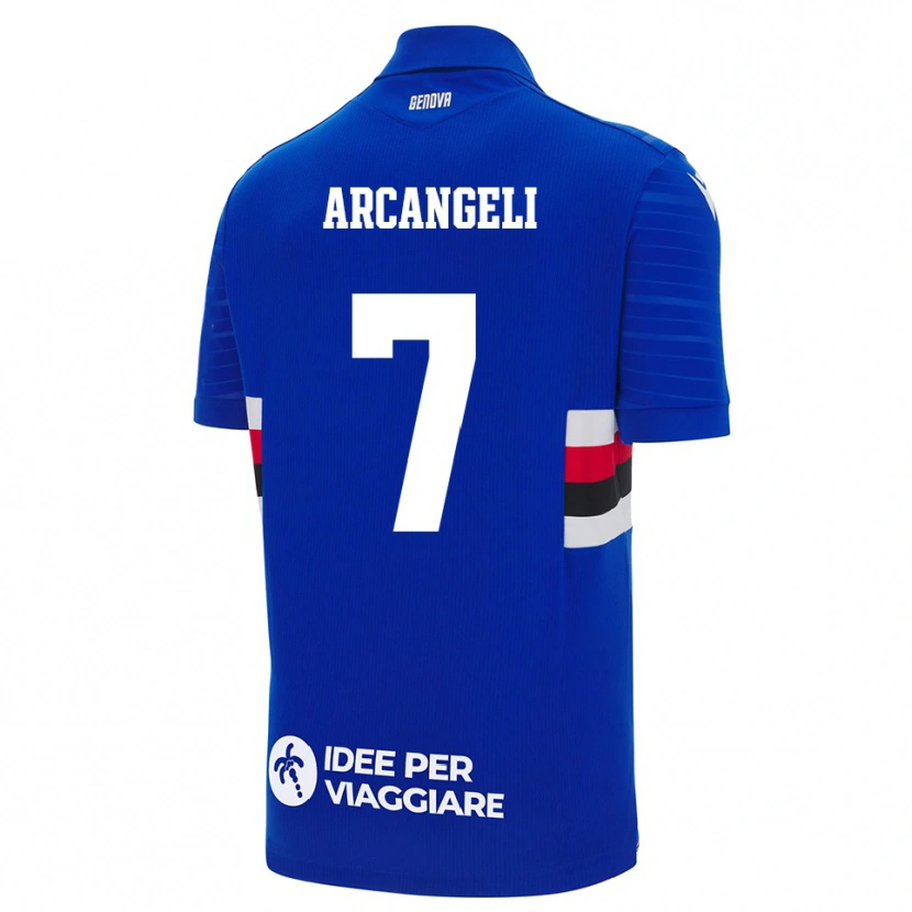 Danxen Kinder Nicole Arcangeli #7 Blau Weiß Heimtrikot Trikot 2025/26 T-Shirt Österreich