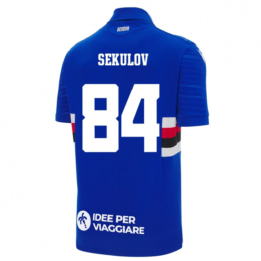 Danxen Kinder Nikola Sekulov #84 Blau Weiß Heimtrikot Trikot 2025/26 T-Shirt Österreich