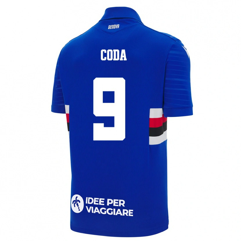 Danxen Kinder Massimo Coda #9 Blau Weiß Heimtrikot Trikot 2025/26 T-Shirt Österreich