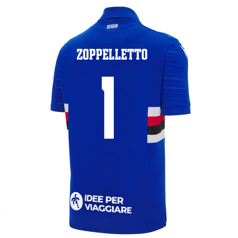 Danxen Kinder David Zoppelletto #1 Blau Weiß Heimtrikot Trikot 2025/26 T-Shirt Österreich