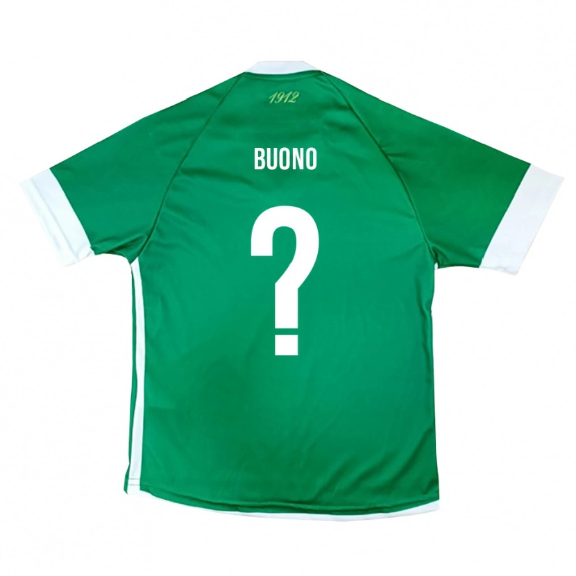 Danxen Kinder Nicola Buono #0 Grün Weiß Heimtrikot Trikot 2025/26 T-Shirt Österreich