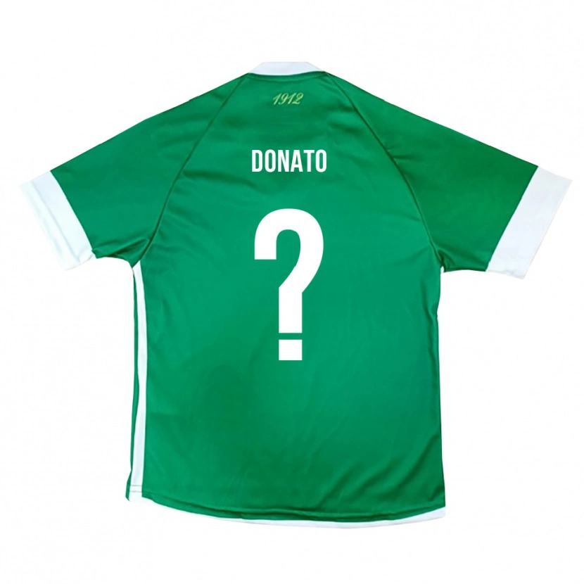 Danxen Kinder Domenico Pio Donato #0 Grün Weiß Heimtrikot Trikot 2025/26 T-Shirt Österreich