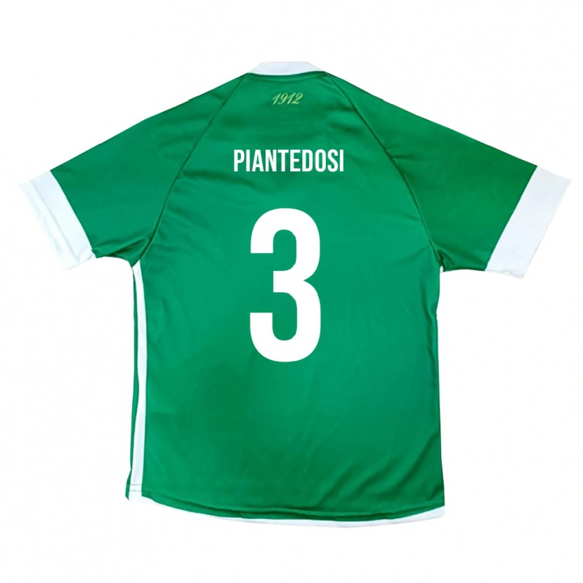 Danxen Kinder Alessio Piantedosi #3 Grün Weiß Heimtrikot Trikot 2025/26 T-Shirt Österreich