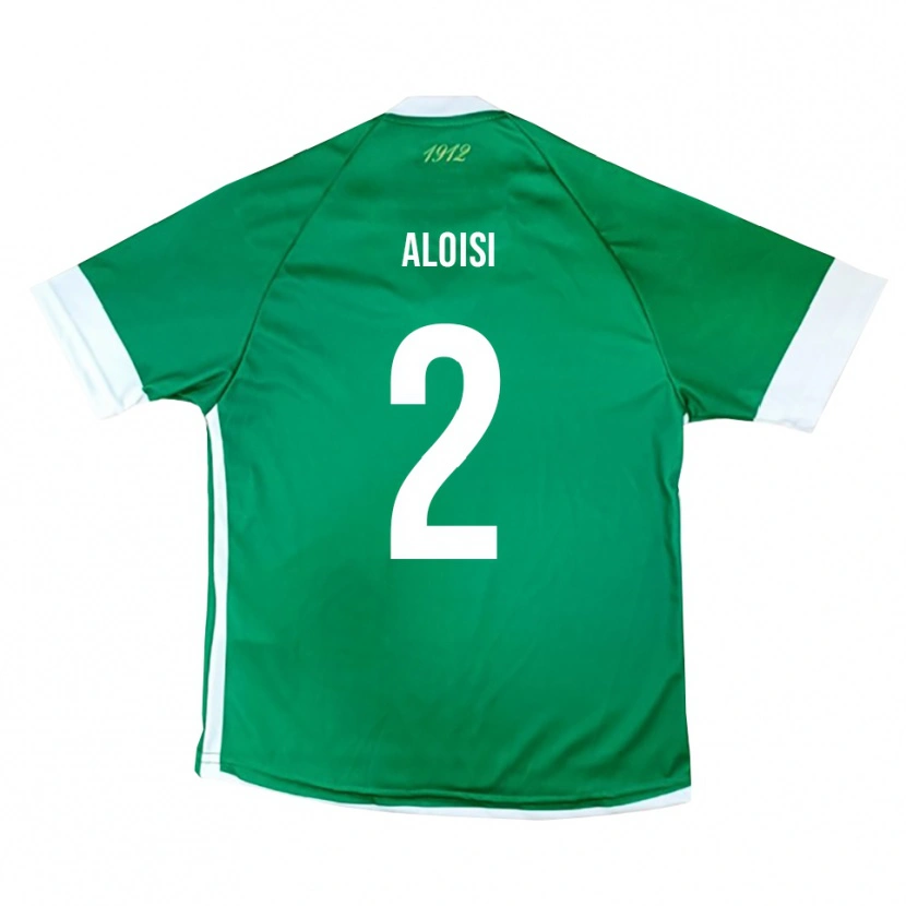 Danxen Kinder Antonio Aloisi #2 Grün Weiß Heimtrikot Trikot 2025/26 T-Shirt Österreich