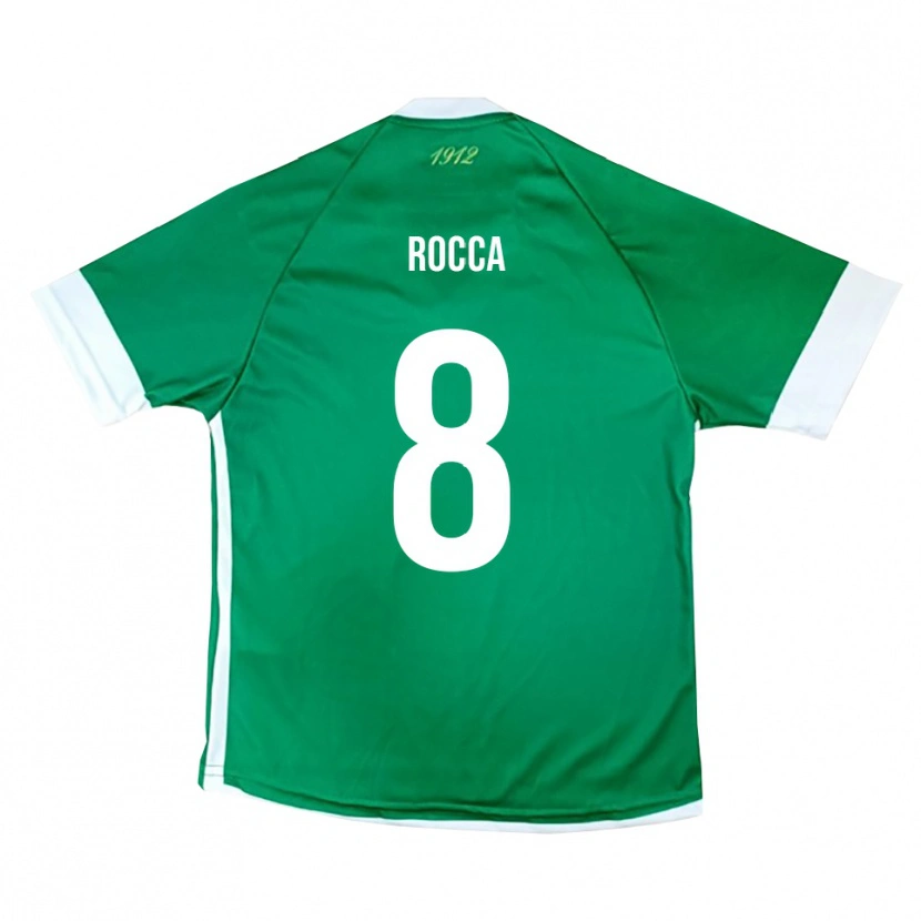 Danxen Kinder Michele Rocca #8 Grün Weiß Heimtrikot Trikot 2025/26 T-Shirt Österreich