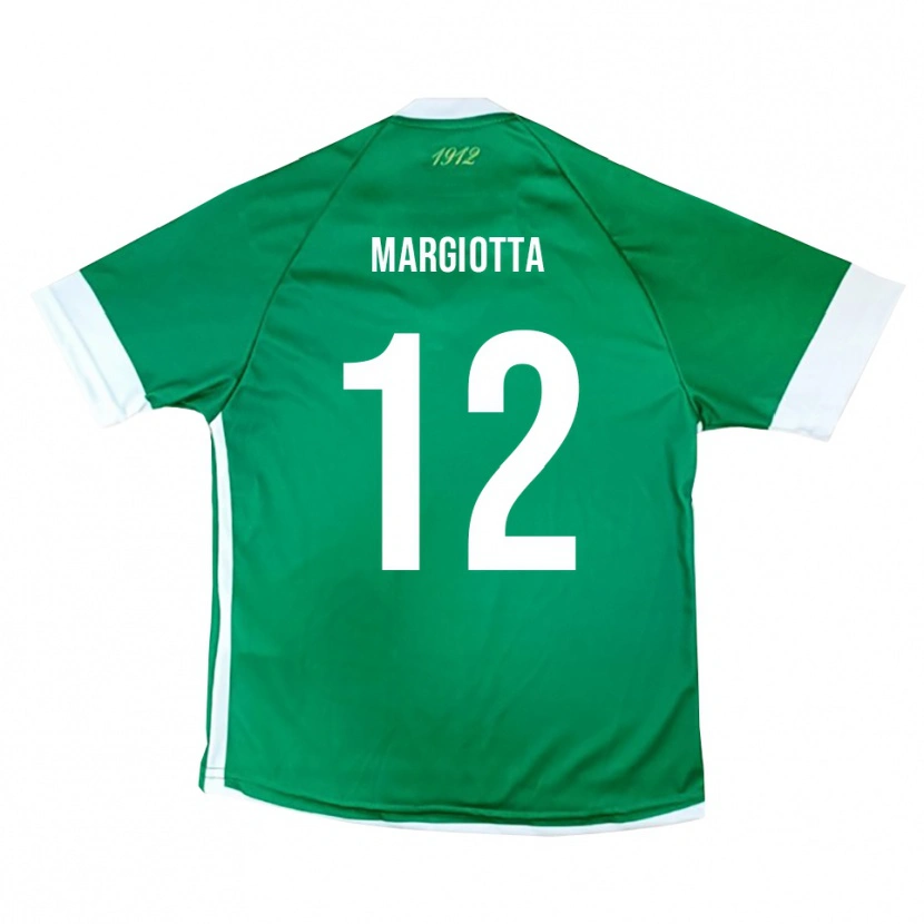 Danxen Kinder Manuele Margiotta #12 Grün Weiß Heimtrikot Trikot 2025/26 T-Shirt Österreich