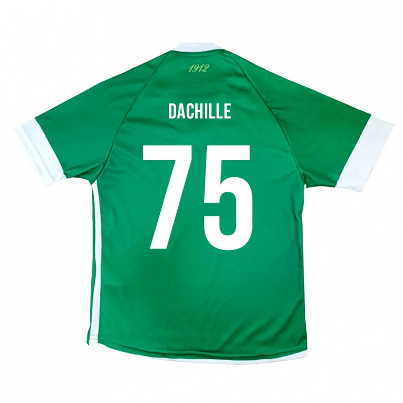 Danxen Kinder Domenico Dachille #75 Grün Weiß Heimtrikot Trikot 2025/26 T-Shirt Österreich