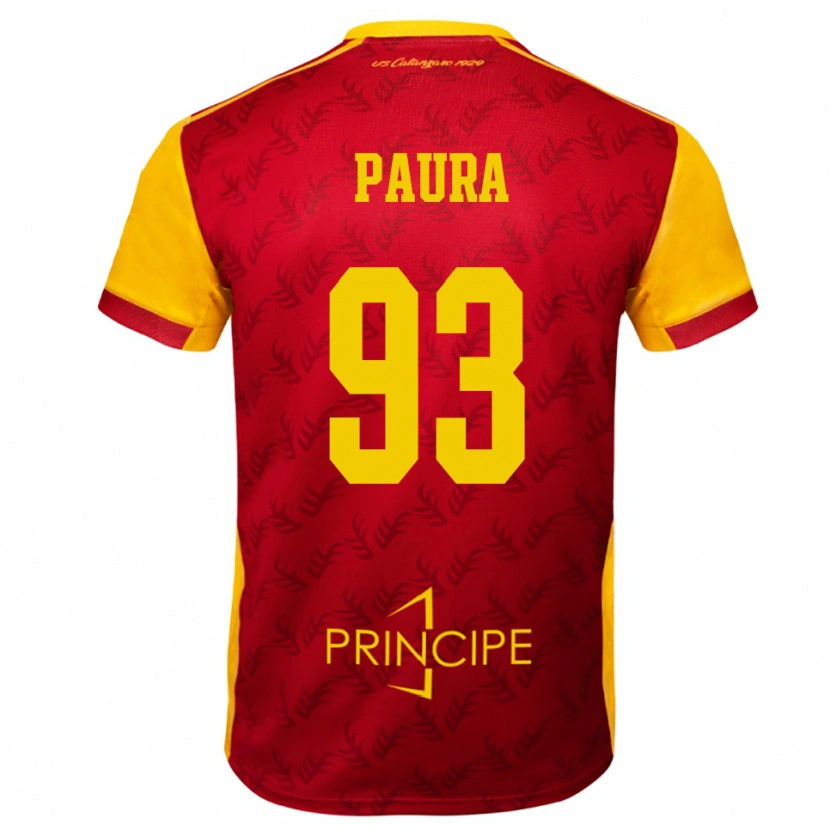 Danxen Kinder Mario Paura #93 Gelb Rot Heimtrikot Trikot 2025/26 T-Shirt Österreich