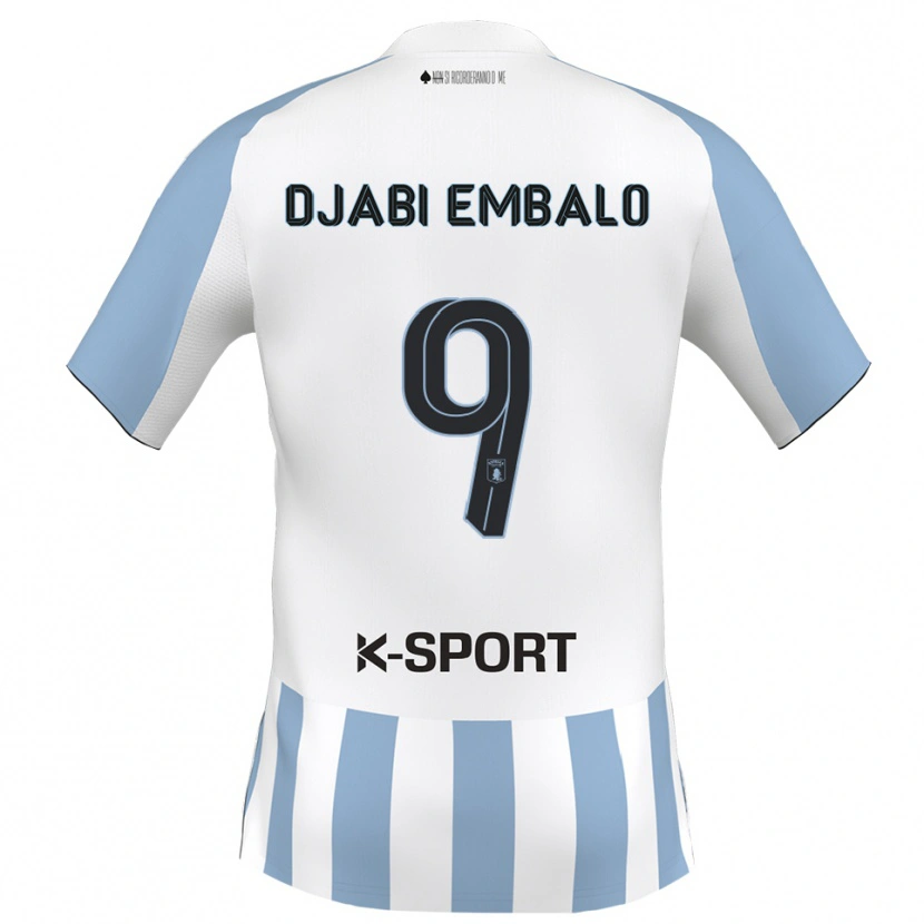 Danxen Kinder Adulai Djabi Embalo #9 Weiß Himmelblau Heimtrikot Trikot 2025/26 T-Shirt Österreich