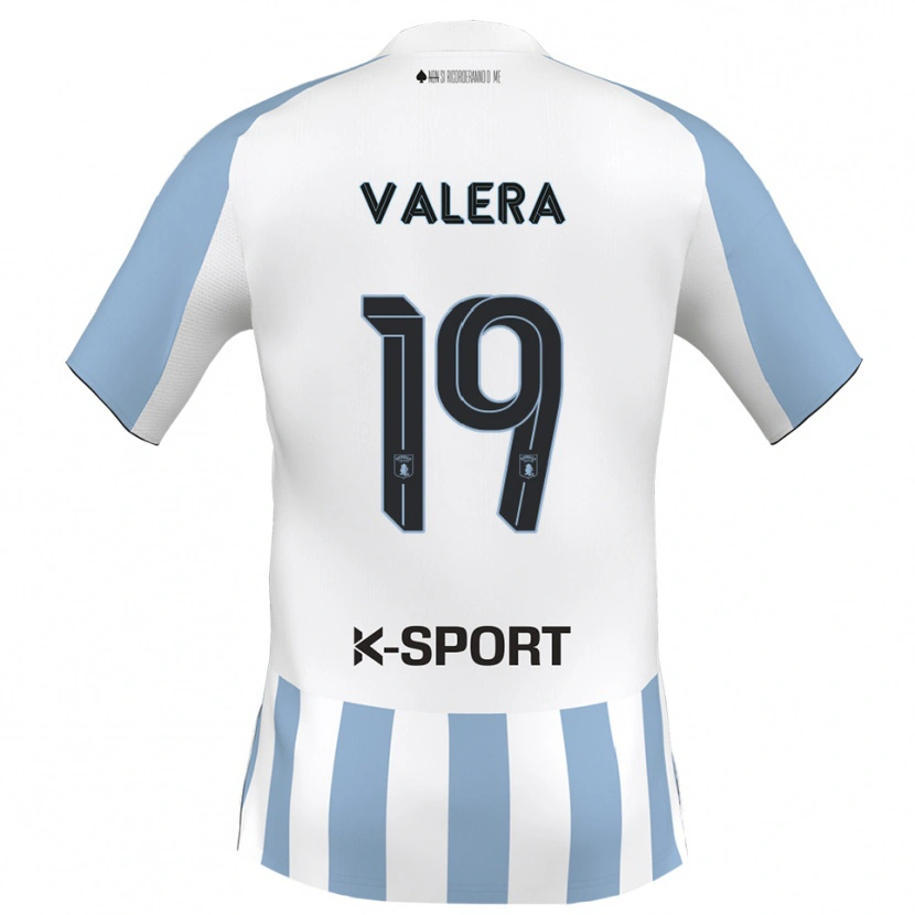 Danxen Kinder Edgar Valera #19 Weiß Himmelblau Heimtrikot Trikot 2025/26 T-Shirt Österreich