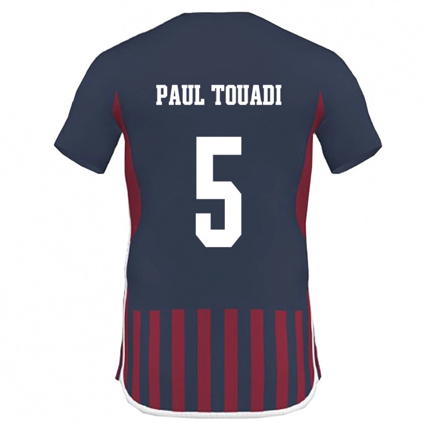 Danxen Kinder Jean Paul Touadi #5 Marineblau Rot Heimtrikot Trikot 2025/26 T-Shirt Österreich