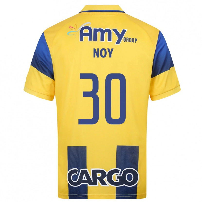 Danxen Kinder Itamar Noy #30 Gelb Marineblau Heimtrikot Trikot 2025/26 T-Shirt Österreich