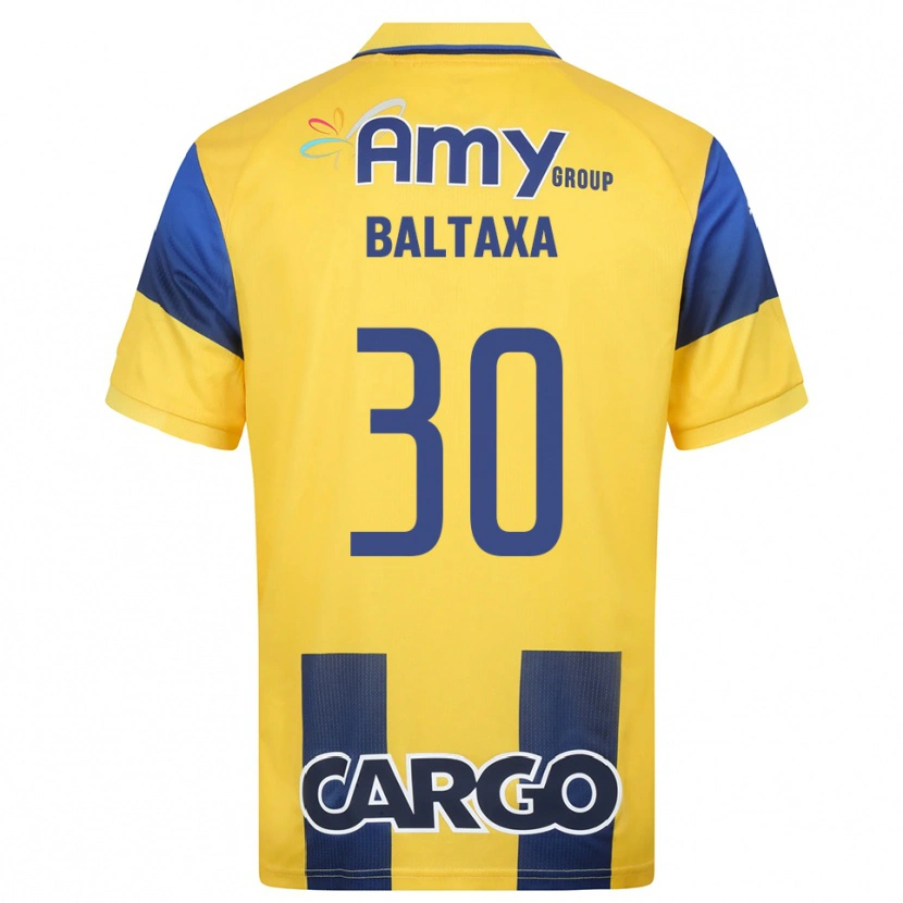 Danxen Kinder Matan Baltaxa #30 Gelb Marineblau Heimtrikot Trikot 2025/26 T-Shirt Österreich