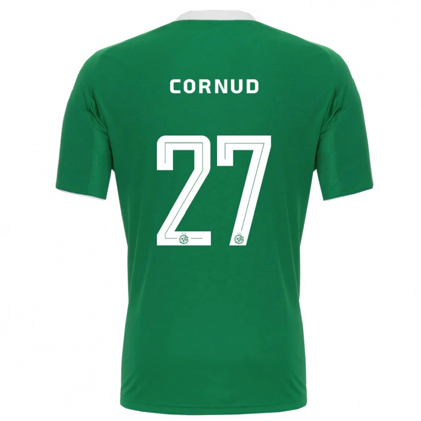 Danxen Kinder Pierre Cornud #27 Grün Weiß Heimtrikot Trikot 2025/26 T-Shirt Österreich