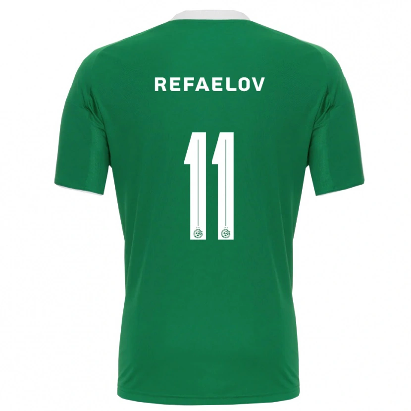 Danxen Kinder Lior Refaelov #11 Grün Weiß Heimtrikot Trikot 2025/26 T-Shirt Österreich