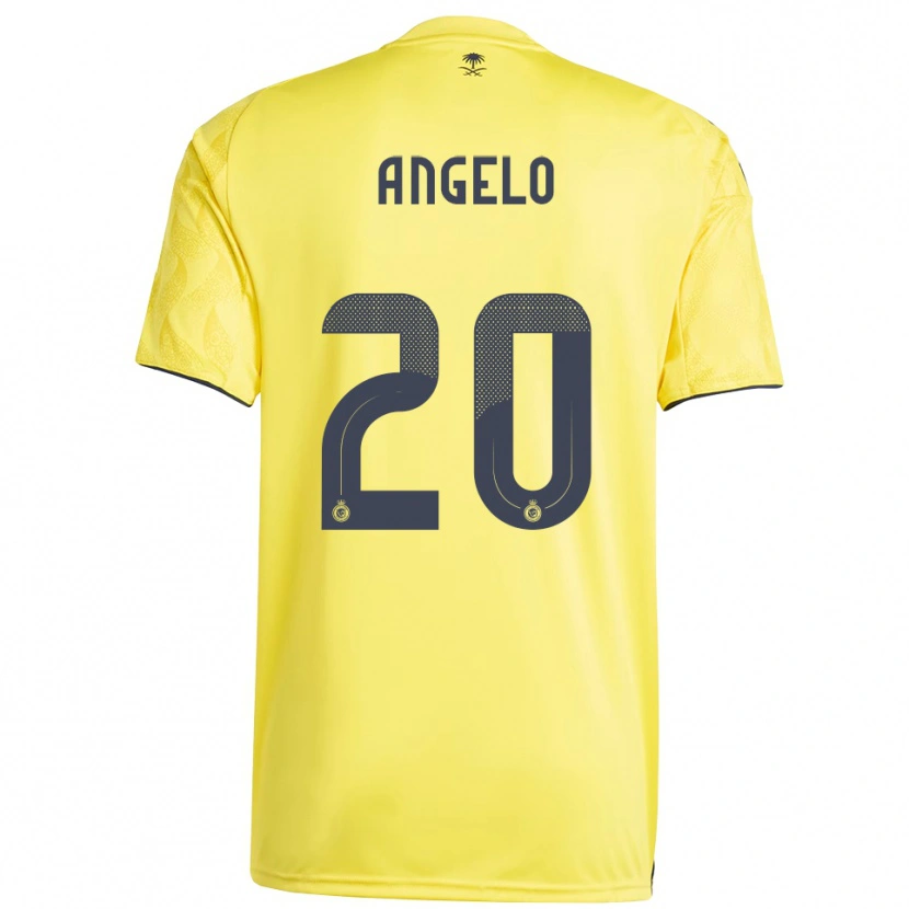 Danxen Kinder Ângelo #20 Gelb Schwarz Heimtrikot Trikot 2025/26 T-Shirt Österreich