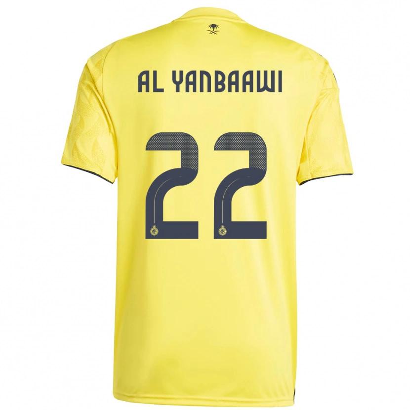 Danxen Kinder Tahani Al-Yanbaawi #22 Gelb Schwarz Heimtrikot Trikot 2025/26 T-Shirt Österreich