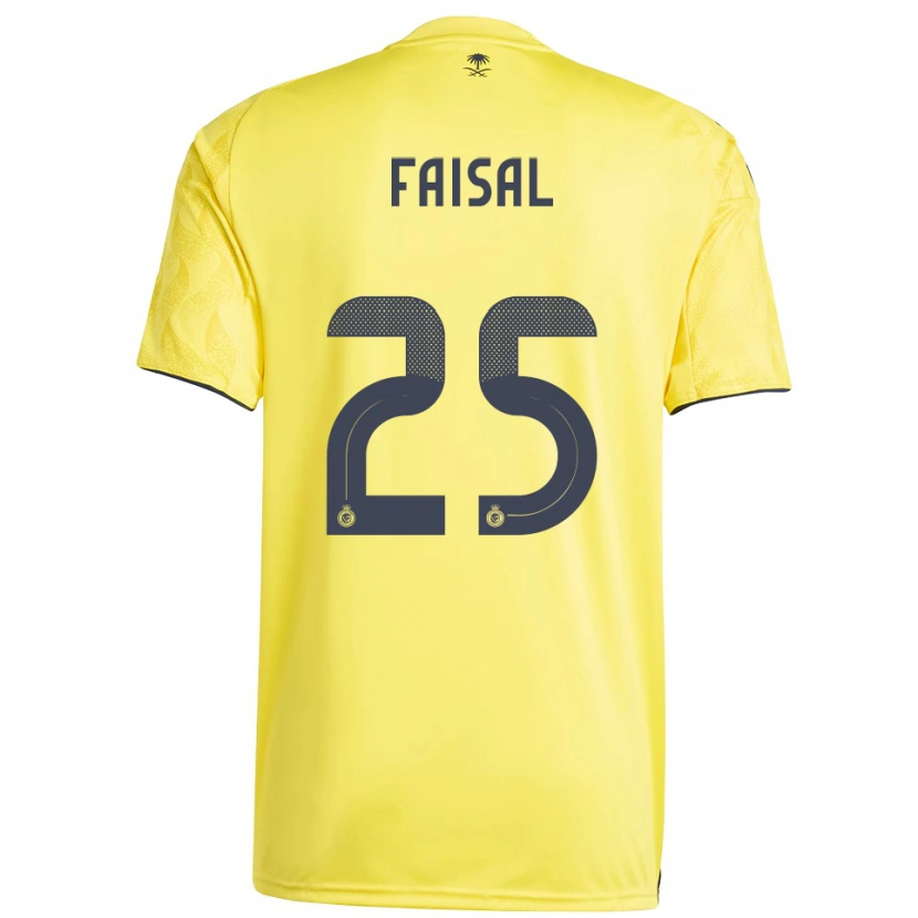 Danxen Kinder Samira Faisal #25 Gelb Schwarz Heimtrikot Trikot 2025/26 T-Shirt Österreich