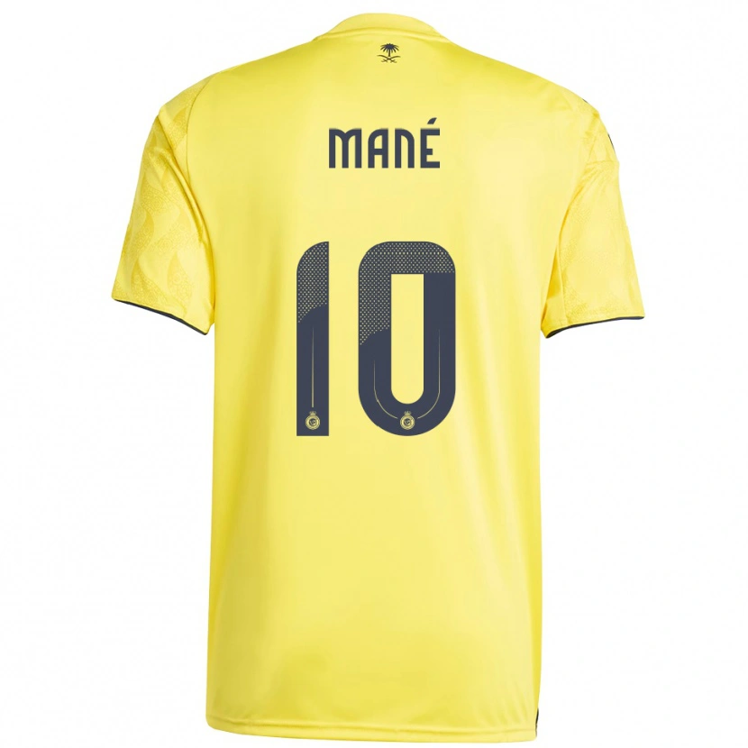 Danxen Kinder Sadio Mané #10 Gelb Schwarz Heimtrikot Trikot 2025/26 T-Shirt Österreich