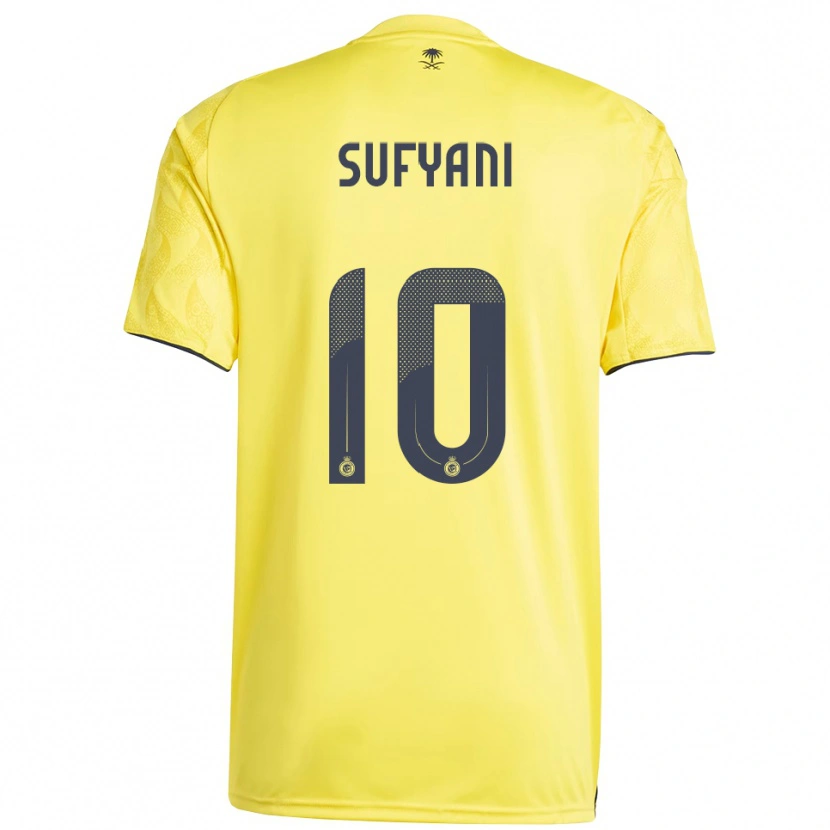 Danxen Kinder Abdulrahman Sufyani #10 Gelb Schwarz Heimtrikot Trikot 2025/26 T-Shirt Österreich