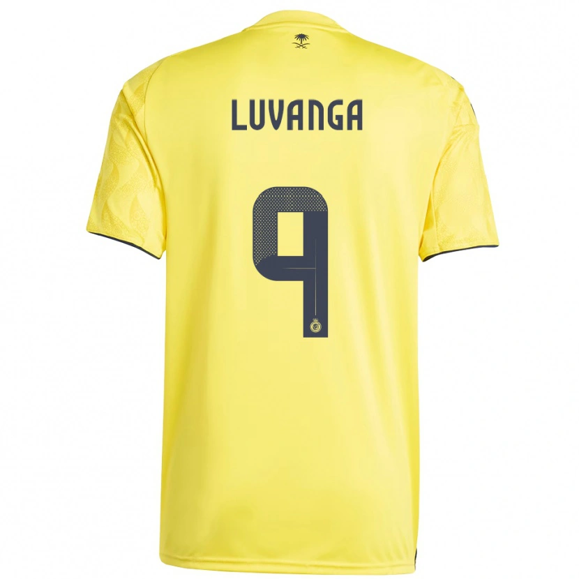 Danxen Kinder Clara Luvanga #9 Gelb Schwarz Heimtrikot Trikot 2025/26 T-Shirt Österreich