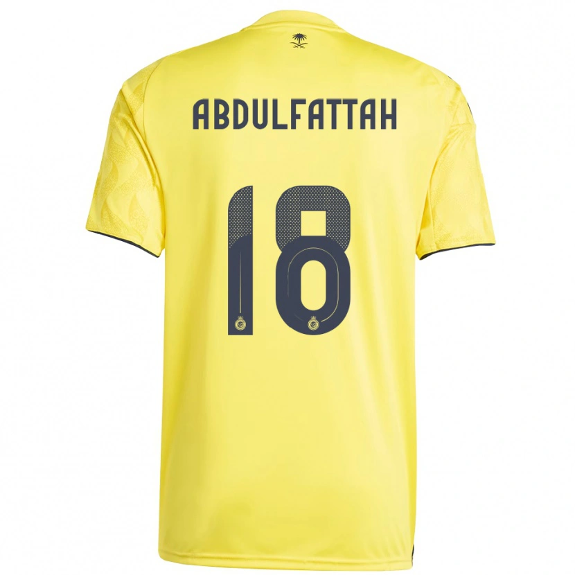 Danxen Kinder Abdulfattah Adam #18 Gelb Schwarz Heimtrikot Trikot 2025/26 T-Shirt Österreich