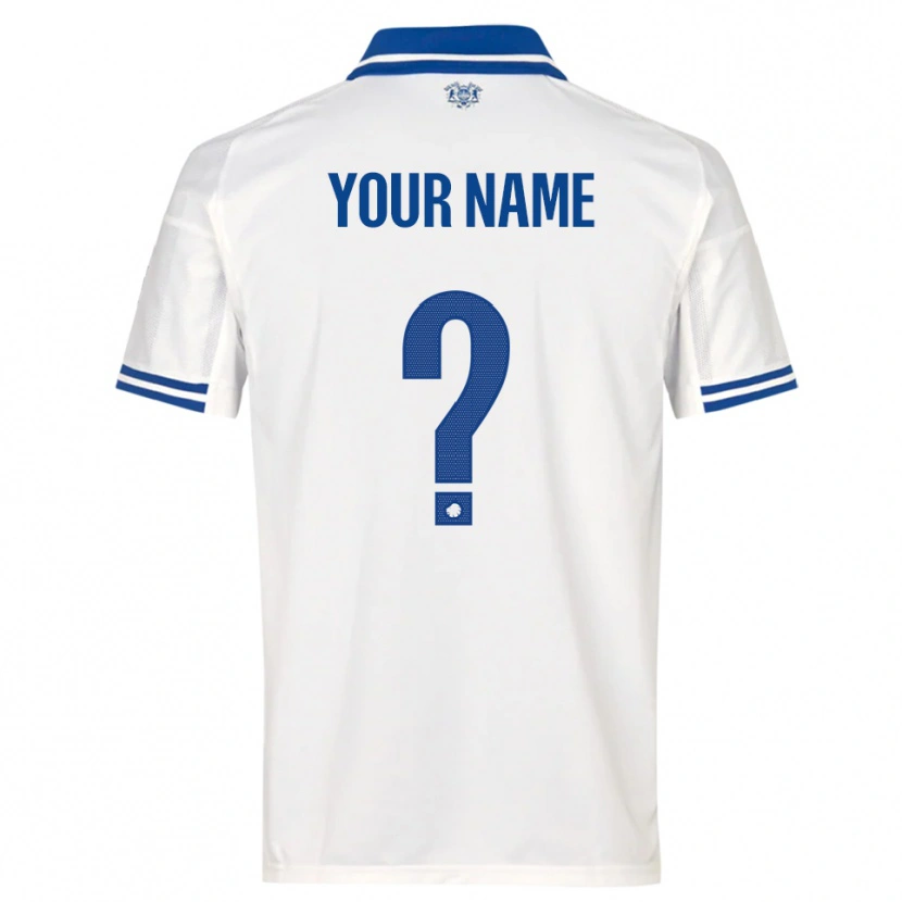 Danxen Kinder Ihren Namen #0 Weiß Blau Heimtrikot Trikot 2025/26 T-Shirt Österreich