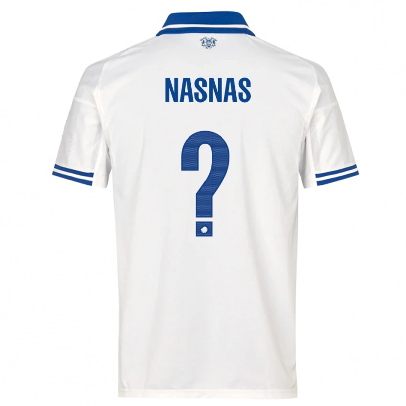 Danxen Kinder Marvin Nasnas #0 Weiß Blau Heimtrikot Trikot 2025/26 T-Shirt Österreich