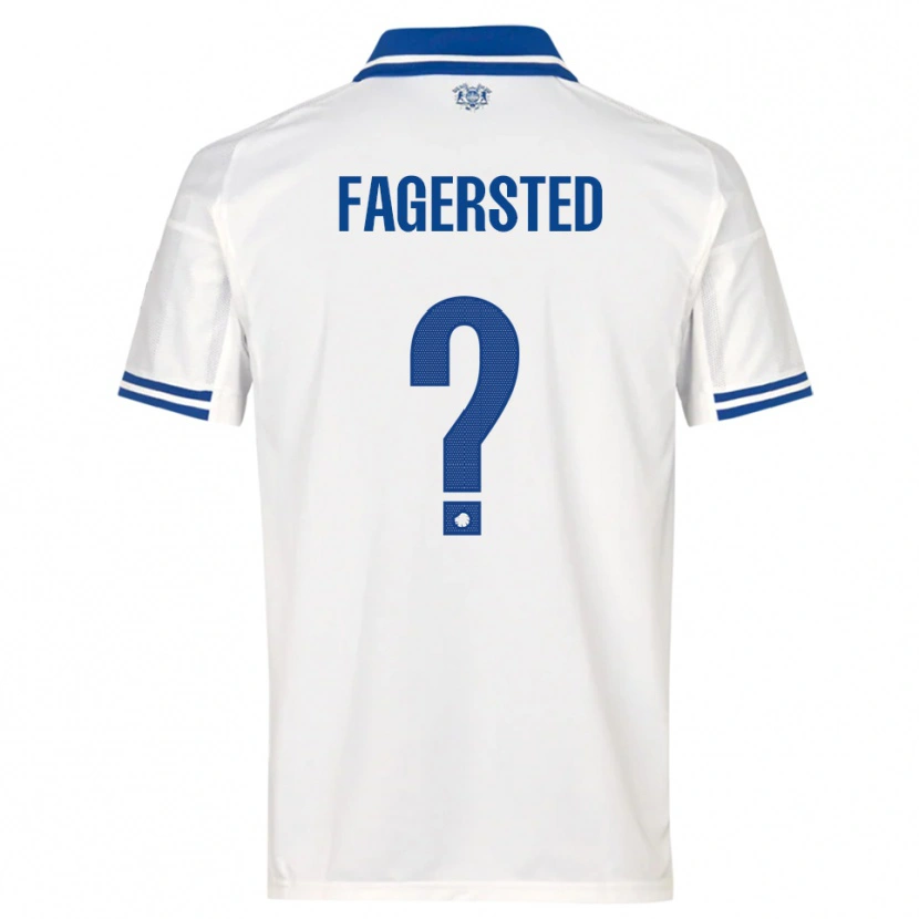 Danxen Kinder Johan Fagersted #0 Weiß Blau Heimtrikot Trikot 2025/26 T-Shirt Österreich