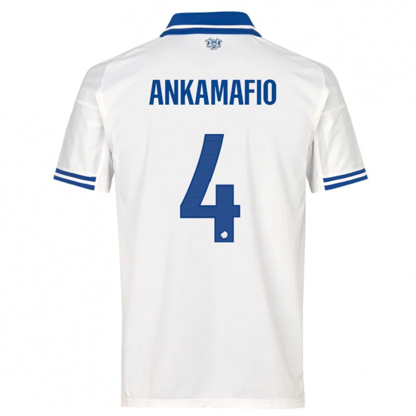 Danxen Kinder Graham Ankamafio #4 Weiß Blau Heimtrikot Trikot 2025/26 T-Shirt Österreich