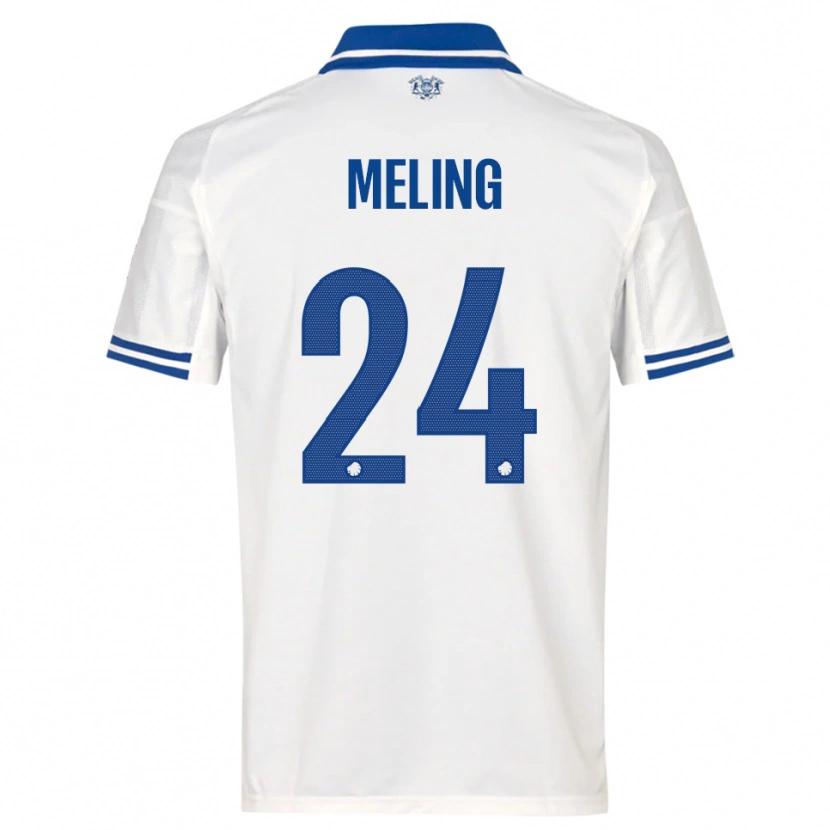 Danxen Kinder Birger Meling #24 Weiß Blau Heimtrikot Trikot 2025/26 T-Shirt Österreich