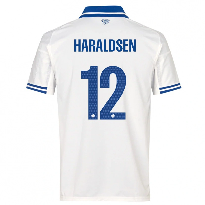 Danxen Kinder Henrik Haraldsen #12 Weiß Blau Heimtrikot Trikot 2025/26 T-Shirt Österreich