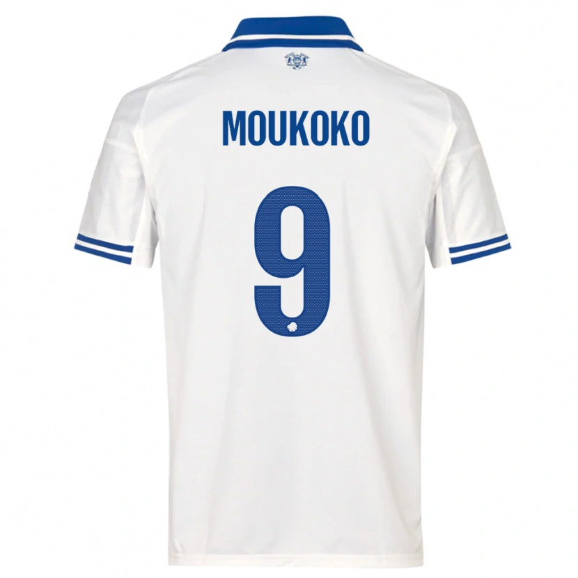 Danxen Kinder Youssoufa Moukoko #9 Weiß Blau Heimtrikot Trikot 2025/26 T-Shirt Österreich