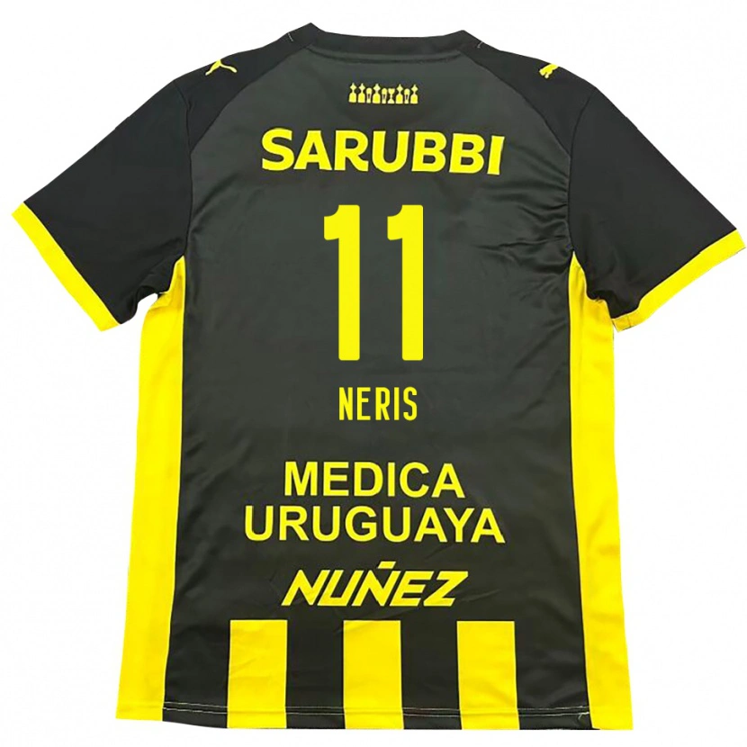 Danxen Kinder José Neris #11 Gelb Schwarz Heimtrikot Trikot 2025/26 T-Shirt Österreich
