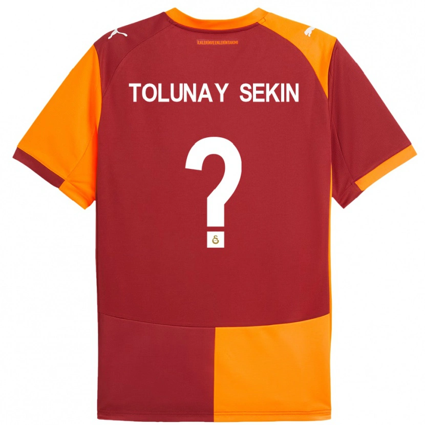 Danxen Kinder Burak Tolunay Sekin #0 Rot Orange Heimtrikot Trikot 2025/26 T-Shirt Österreich