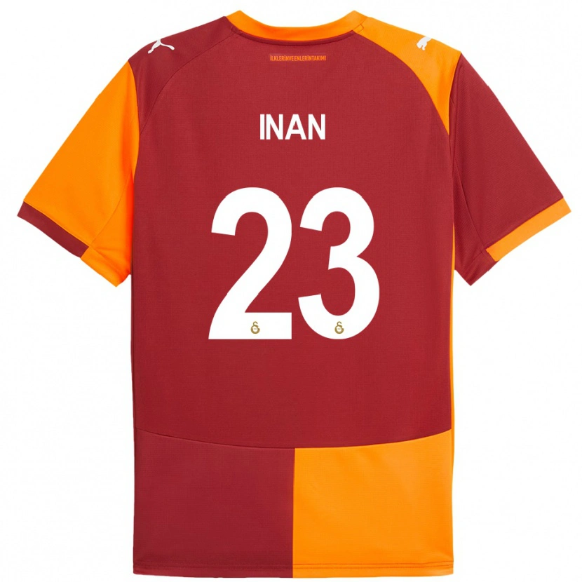 Danxen Kinder Müge İnan #23 Rot Orange Heimtrikot Trikot 2025/26 T-Shirt Österreich