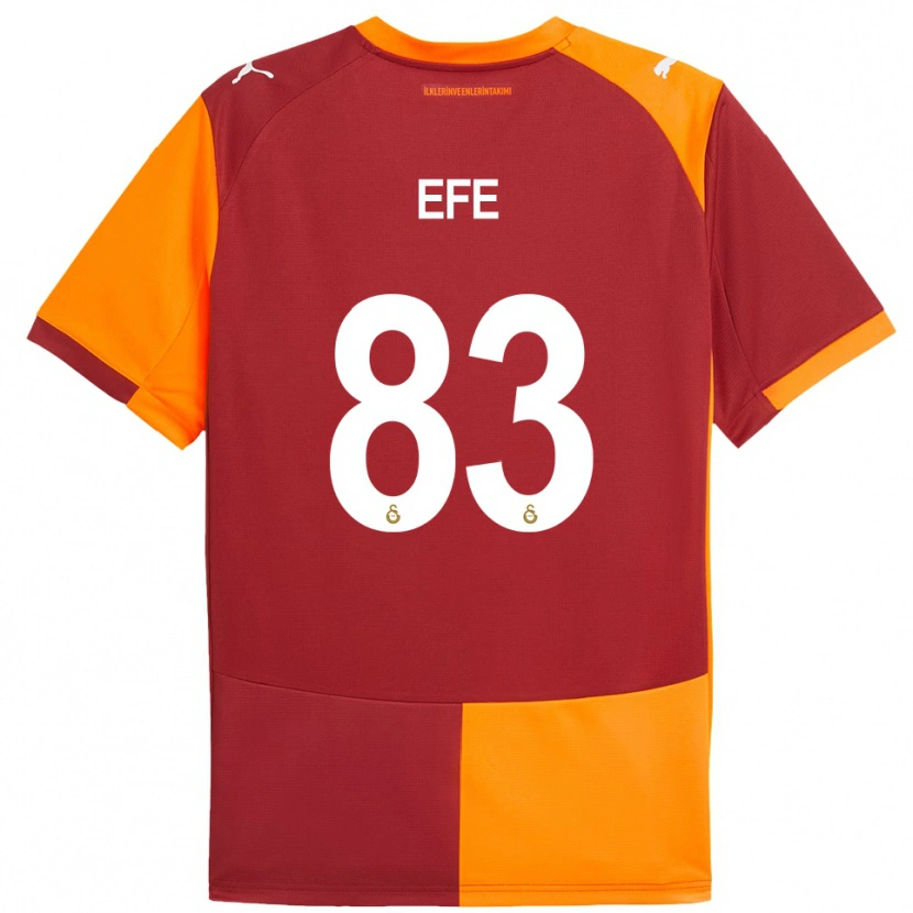 Danxen Kinder Efe Akman #83 Rot Orange Heimtrikot Trikot 2025/26 T-Shirt Österreich