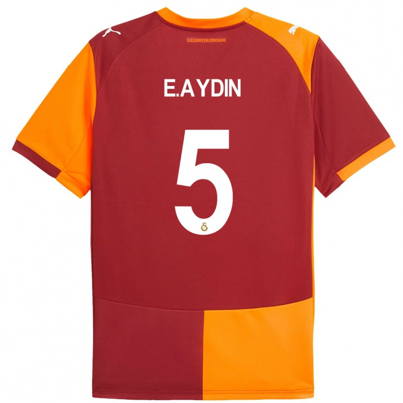 Danxen Kinder Eyüp Aydın #5 Rot Orange Heimtrikot Trikot 2025/26 T-Shirt Österreich
